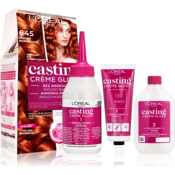L'Oréal Casting Creme Gloss боя за коса цвят 645 Jantar