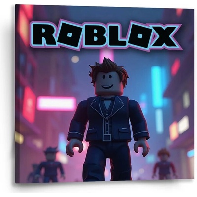 Sablio Obraz ROBLOX Neónové mesto - 50x50 cm