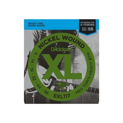 D'ADDARIO EXL117 Medium Top/Extra Heavy Bottom - .011 - .056