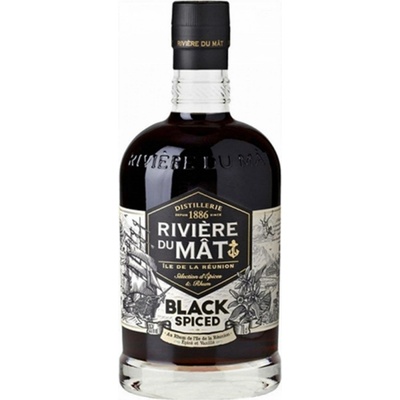 Riviere du Mat Black Spiced 35% 0,7 l (holá láhev)