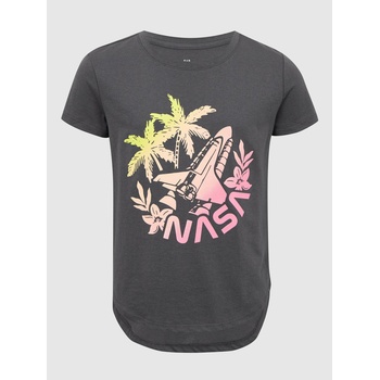 GAP Детска тениска Gap & NASA GAP GAP | Siv | Момичешки | 104/110