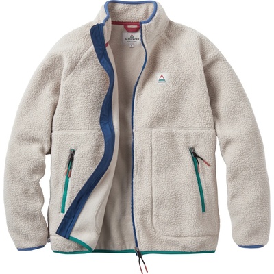 Passenger Дамско поларено яке Passenger Women's Fairbanks Full Zip Recycled Sherpa Fleece Fleece jacket - Oatmeal (105-6792-0213)