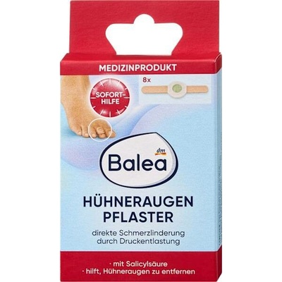 Balea náplasti na puchýře s kyselinou salicylovou Zdravotnický prostředek 8 ks.