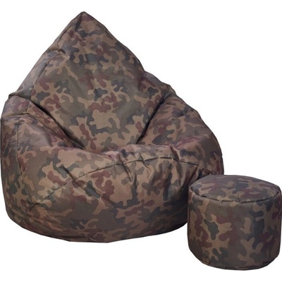 Supplies oxford camo tkaný sedací vak maskáčová