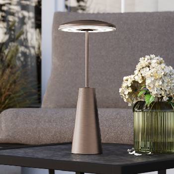 EGLO 900924 - LED Димируема екстериорна лампа PICCOLA 2, 8W/5V 5200mAh IP54 бежов (EG900924)