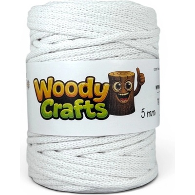 Woody Crafts Woody 5 mm – Bílá (100m)
