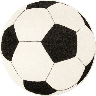 Najkoberce Weliro futbalová lopta čierny / krémový