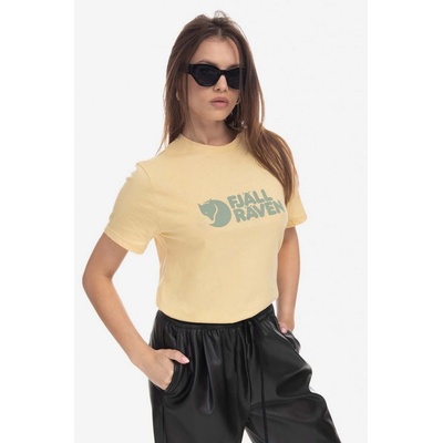Fjällräven Fjällräven Logo Tee W MAIS YELLOW