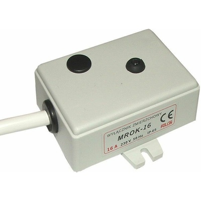 Pollin Soumrakový spínač 16A 230V 2÷50Lx krytí IP65 (MROK-MINI)