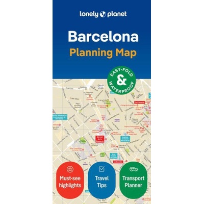 Lonely Planet Barcelona City Map
