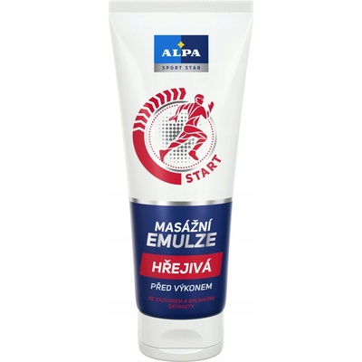 Alpa Sport hrejivá masážna emulzia 210 ml