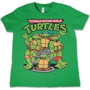 HYBRIS детска тениска Костенурките Нинджа - Group - Green - HYBRIS - NIC-12-TMNT003-H54-4-GR