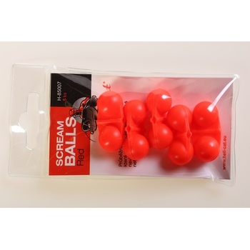Hell-Cat Chrastítko Scream Balls Red 5 ks