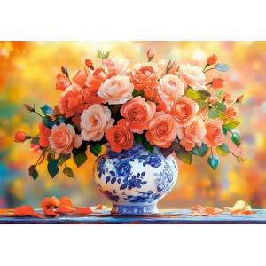 Castorland - Puzzle Summer Roses - 1 500 piese