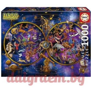 Image 1 of Educa Неонов пъзел educa 19561 - 1000 части - Съзвездия (edu19561)