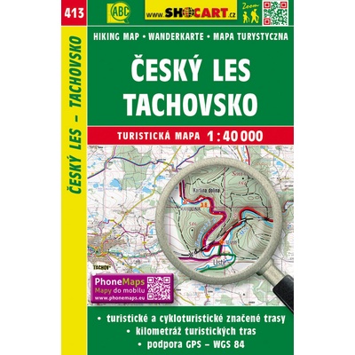 Český les Tachovsko 1:40 000