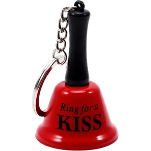  Забавен ключодържател със звънче, поискай целувка - Mini Bell Keychain (D-245398)