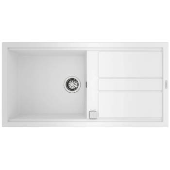 Teka Мивка Teka Nova 60 L-TG, Гранит, Авт. клапан, Обръщаема, За шкаф, 60 см, Бял (115330061)