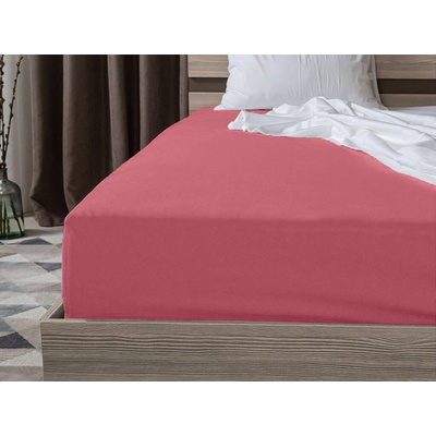 Textilomanie Jersey prostěradlo s lycrou červené 90x200