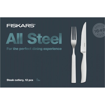 Fiskars All Steel Sada příborů 12 ks