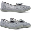 Detské čipkované tenisky s mašličkou