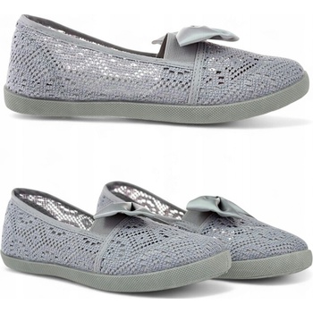 Detské čipkované tenisky s mašličkou