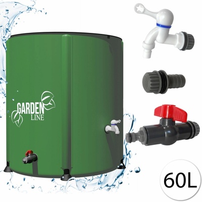 Garden Line DES3297 Skládací nádrž na dešťovou vodu, 60L