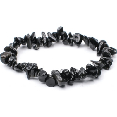 Milujeme Kameny obsidián černý sekánek NSC65