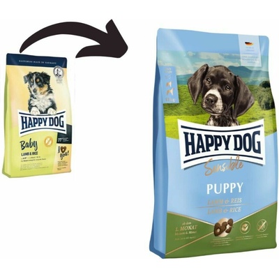 Happy Dog Sensible Mini Puppy Lamb & Rice 4 kg