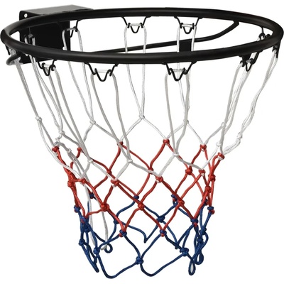 vidaXL Баскетболен ринг, черен, 45 см, стомана (93659)