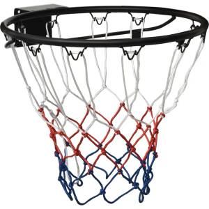 vidaXL Баскетболен ринг, черен, 45 см, стомана (93659)