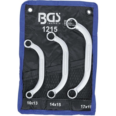 BGS technic Klíče očkové vel. 10-19 mm, sada 3 ks v obalu BGS 1215