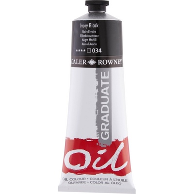 Daler Rowney Graduate Маслена боя Ivory Black 200 ml 1 бр (117200034)