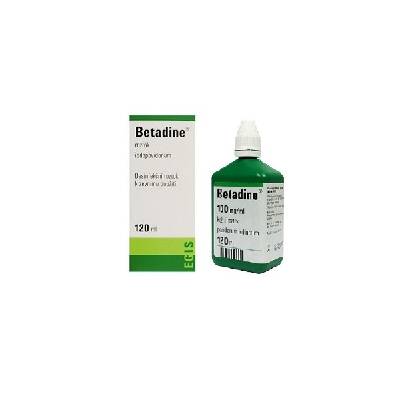 EGIS BETADINE 100MG/ML kožní podání roztok 120ML