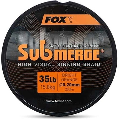 Pletená Šnúra Fox Naturals Submerge Braid x 300 m 0,38 mm 29,5 kg