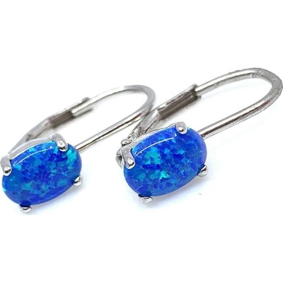 Jan Kos jewellery stříbrné náušnice s opálem 12111588