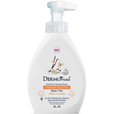 Dermomed Мляко и Ванилия течен сапун пяна 500 мл