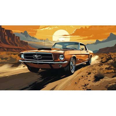 Obraz na plátně "Auto" 60x150cm
