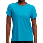 HOKA Дамска тениска HOKA Women's Airolite Short Sleeve 2.0 Running shirt - Hoka Blue (916-5535-0212)