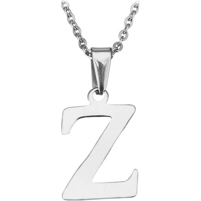 Šperky4U Ocelový řetízek s přívěškem iniciála "Z" OPD0090-Z