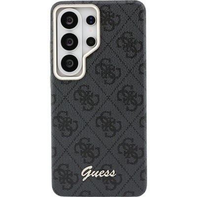 GUESS Калъф Guess - 4G Script Metal Logo, Galaxy S26 Ultra, MagSafe, черен (3666339612993)