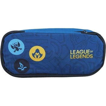 GIM Ученически несесер gim league of legends, син