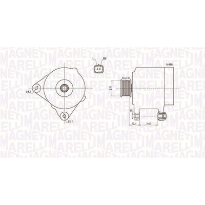 Alternátor MAGNETI MARELLI 063731768010