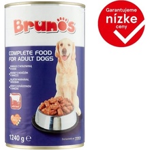 Brunos Adult Kúsky s hovädzinou v omáčke 1240 g