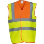 Yoko HI-VIS HVW100 / Предпазна жилетка - жълта/ оранжева XXXL (79W100zw313)