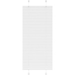 vidaXL Плисирана щора Бяла 60x150 cm Ширина на плата 59, 4 cm Полиестер (4015492)