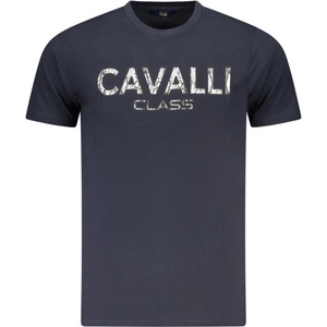 Cavalli class Мъжка тениска с къс ръкав cavalli class, Размер m, Цвят Синьо (txt61gjd060_bl04502)