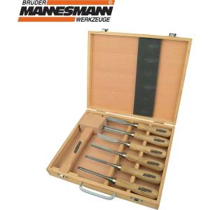 Brüder Mannesmann Комплект длета за дърворезба, 7 броя / Mannesmann 66107 / (M 66107)