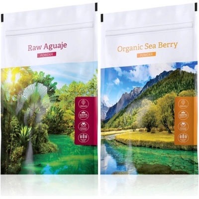 Energy Raw Aguaje caps 120 kapslí + Organic Sea Berry powder 100 g