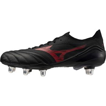 Image 1 of Mizuno Ръгби обувки Mizuno Morelia Neo IV Elite Adults Soft Ground Rugby Boots - Black/Red/Black